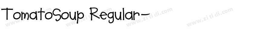 TomatoSoup Regular字体转换